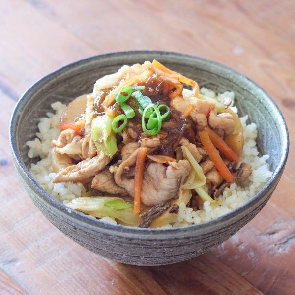 もずくキムチが味の決め手！簡単豚キムチ