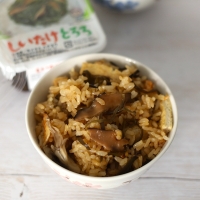 しいたけとろろの炊き込みご飯