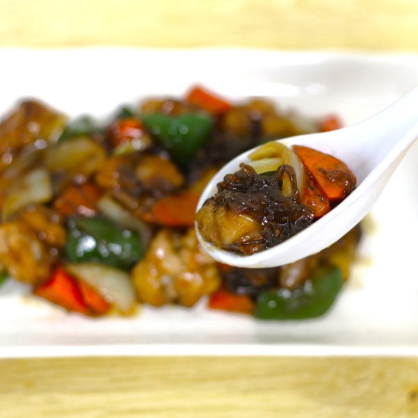 簡単もずく酢豚