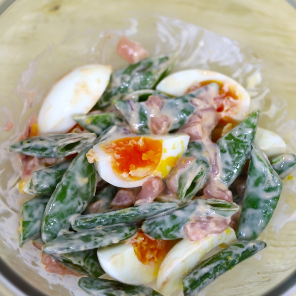 いか塩辛のマヨサラダ