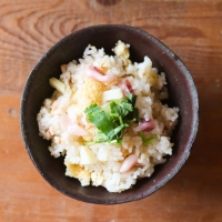 いか糀漬の炊き込みご飯