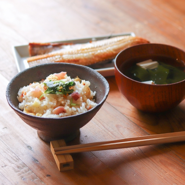 いか糀漬の炊き込みご飯